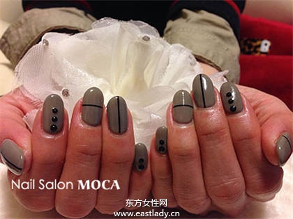 美甲教程之超炫金属美甲设计