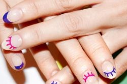 夏日美甲图案大分享 指尖上的色彩碰撞