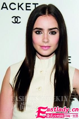 学明星打造健康立体烟熏妆