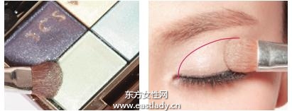 抹茶女孩的绿色眼妆