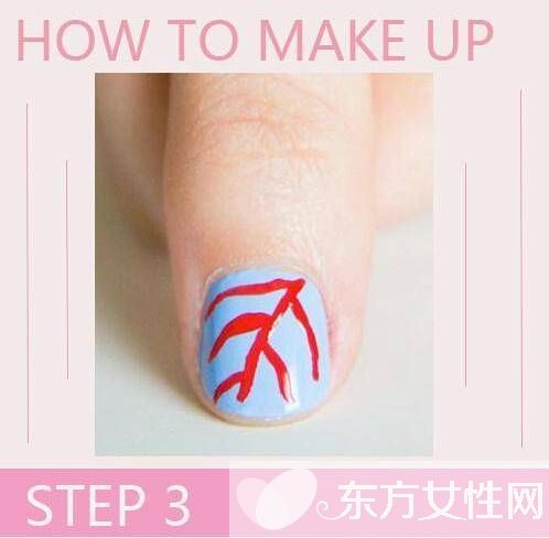 沙滩元素时尚美甲图片推荐 创意DIY海星珊瑚美甲