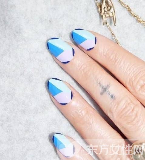 夏日美甲图案大分享 指尖上的色彩碰撞