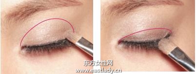 抹茶女孩的绿色眼妆