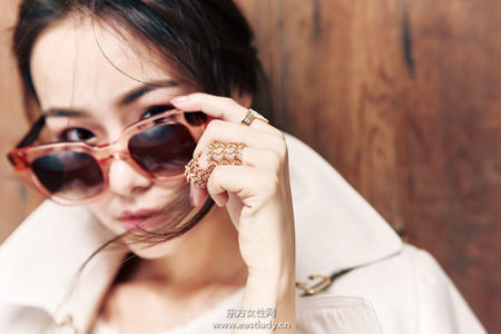 白玫瑰金3D眼 摆脱冬日沉重感