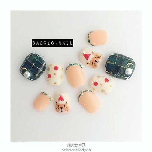 我们就要高调 超惊艳的圣诞美甲设计