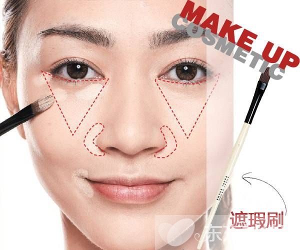 只需一把化妆刷 完美妆容 刷 出来