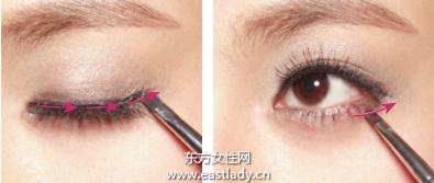 抹茶女孩的绿色眼妆