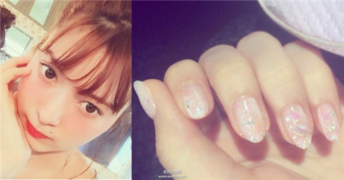 混血日模最爱的7款耐看又优雅的美甲造型