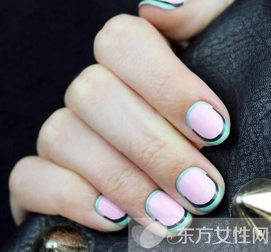 夏日美甲图案大分享 指尖上的色彩碰撞