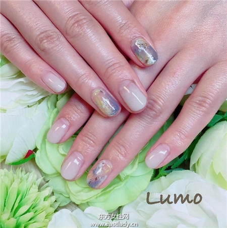 石头系列图纹美甲设计高贵显档次 精选10款满足低调派与奢华派