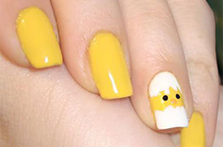 新年美甲款式 萌系小鸡甲最应景