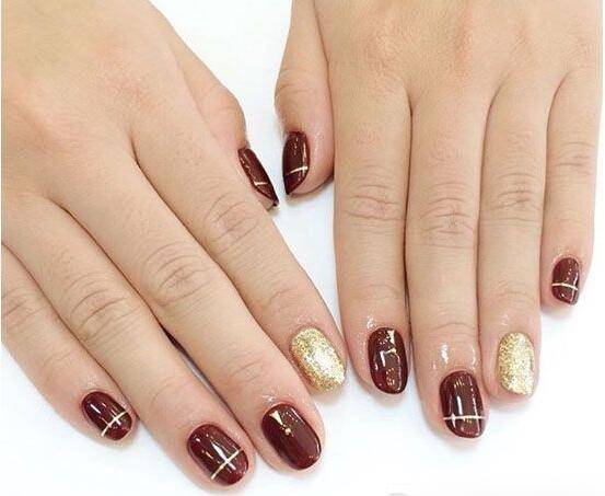 短指甲美甲图片推荐图 时下最流行的美甲样式