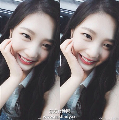 跟韩妞偷学 牛奶糖×蜜桃 妆容 萌感十足