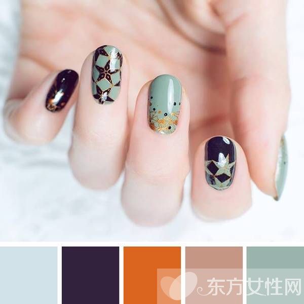 2016秋冬美甲配色秘籍 姑娘们赶紧藏好