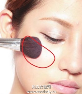 四种腮红类型的基本画法