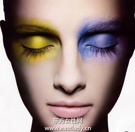眼妆教程之眼影不同颜色巧妙搭配