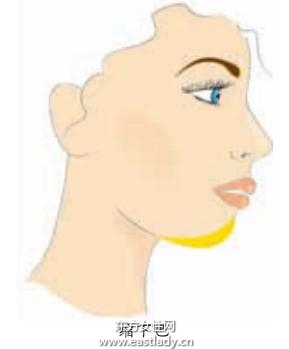 化妆教程之如何修饰下巴