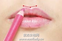 勾勒完美唇形的唇妆画法