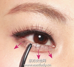 下睫毛的画法步骤