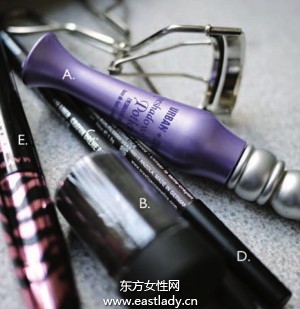 彩色眼线笔画出美美大眼妆