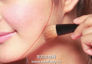 利用光影营造立体五官