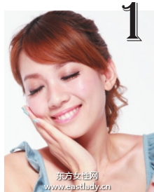 轻盈无瑕透明裸效底妆的画法