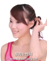 时尚编发发型外出约会好心情