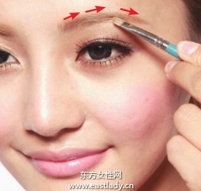 画眉教程之打造柔和与力度并存立体眉