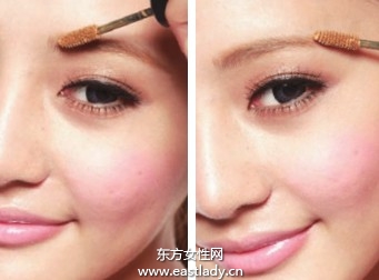 画眉教程之打造柔和与力度并存立体眉