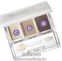 多色眼影盒快速制造立体眼妆