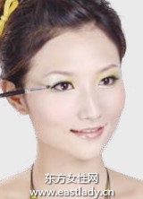 浪漫田园眼妆具体画法