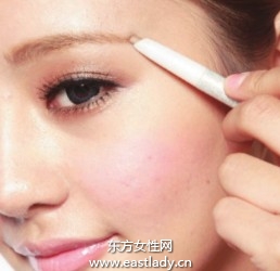 画眉教程之矫正眉型修补颜色