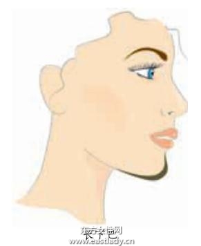 化妆教程之如何修饰下巴