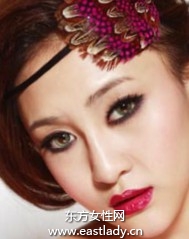 红色柔情唇妆彰显贵族气质