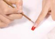 美甲教程之打造浪漫雪花法式亮甲