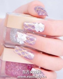 美甲教程之打造成熟丽人聚会美甲