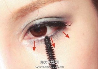 内双眼皮粘贴假睫毛小眼变大眼