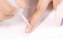 美甲教程之打造精致白蝶法式亮甲