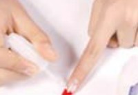 美甲教程之打造浪漫雪花法式亮甲