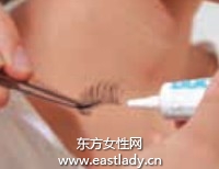 化妆教程之假睫毛正确的贴法