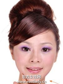 适合工作聚会的知性美女淡雅妆容画法