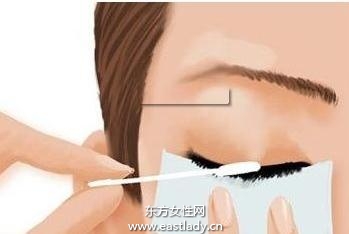 化妆教程之正确卸除眼部妆容