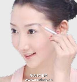 时尚眉毛的画法 大脸变小脸