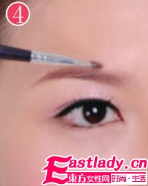 眉毛的画法之裸妆基础画眉法