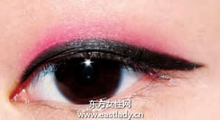 单眼皮女生约会必画诱人草莓妆