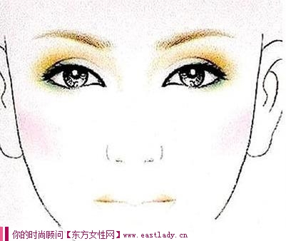 眼影的清淡画法 做时尚达人