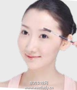 时尚眉毛的画法 大脸变小脸