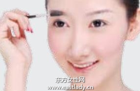 用染眉膏轻松染眉DIY