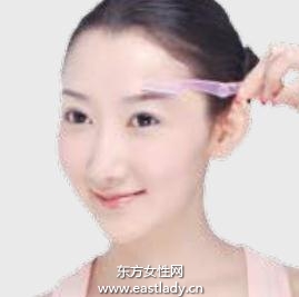 时尚眉毛的画法 大脸变小脸