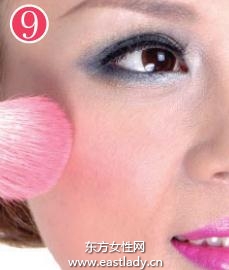 优雅宴会妆化法展现出独有温柔美态